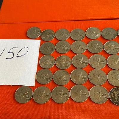 32 Mexican 20 Centavo Coins