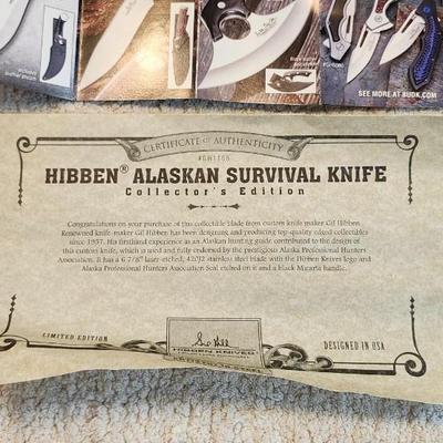 Gil Hibben Alaskan Survival Knife With Sheath