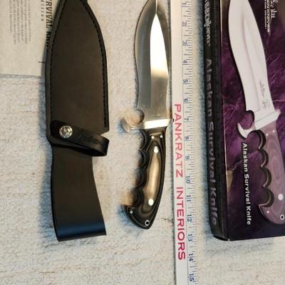 Gil Hibben Alaskan Survival Knife With Sheath