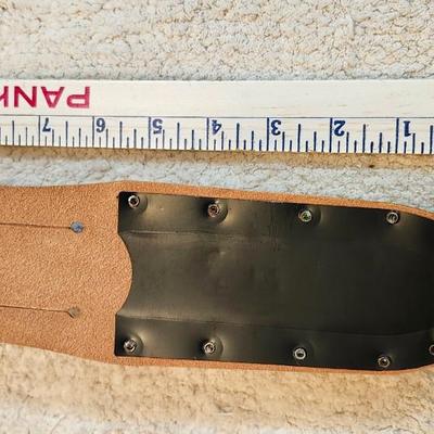 Ontario Knife Company 499 Knife 5" Sawback Blade with , Natural Leather Handle and Sheath