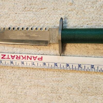 Rambo I Knife With Sylvester Stallone Signature MC-RB1SS. Rambo First Blood knife