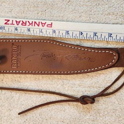 Rambo I Knife With Sylvester Stallone Signature MC-RB1SS. Rambo First Blood knife