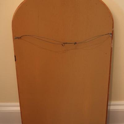 Pulaski Pine Wall Hanging Arched Mirror