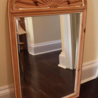 Pulaski Pine Wall Hanging Arched Mirror