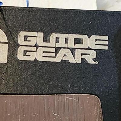 Guide Gear Survival Bushcraft Knife, Fixed Blade with Sheath, Carbon Steel, 4.5”