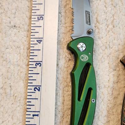 Three Pocket Knives(Kershaw, Coleman / Delta Ranger) and Appalachian Trail Multi Tool