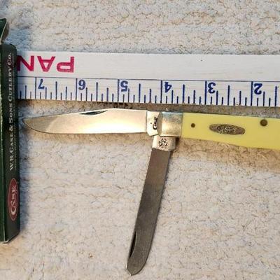 CASE YELLOW TRAPPER KNIFE #3254