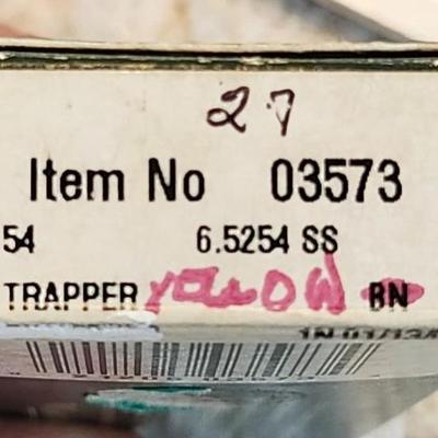 CASE YELLOW TRAPPER KNIFE #3254