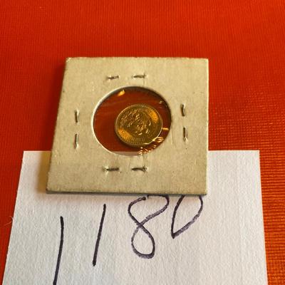 1945 Mexican Gold Peso Coin