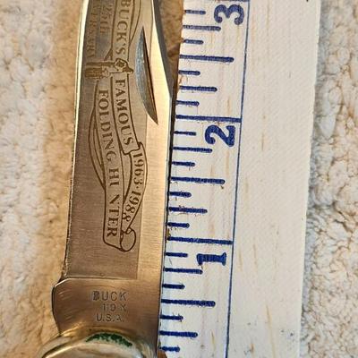 Buck 1964 50th Anniversary 110 Folding Hunter Lock Back Knife Made In USA