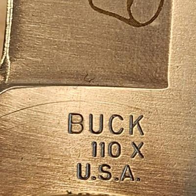 Buck 1964 50th Anniversary 110 Folding Hunter Lock Back Knife Made In USA