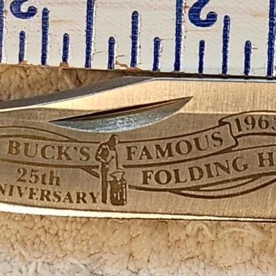 Buck 1964 50th Anniversary 110 Folding Hunter Lock Back Knife Made In USA