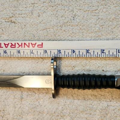 Two BAYONET WITH SCABBARD one Vintage Swiss F+ bayonet