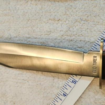 Old Timer Collectible Vintage Fixed Blade Knives with sheath
