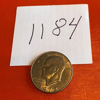 1972 Eisenhower Dollar Coin