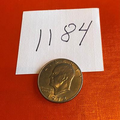 1972 Eisenhower Dollar Coin