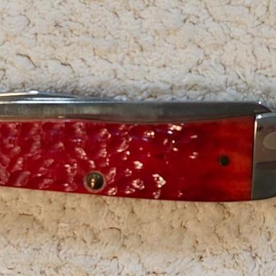 Case 6254 Knife USA Red Bone Trapper
