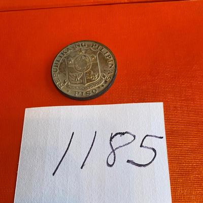 1969 silver Philippine Piso