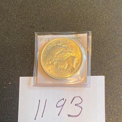 1922 Peace Dollar