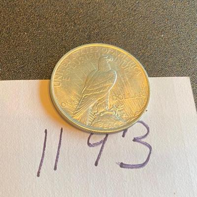 1922 Peace Dollar