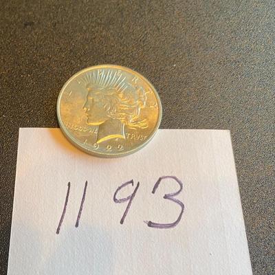 1922 Peace Dollar