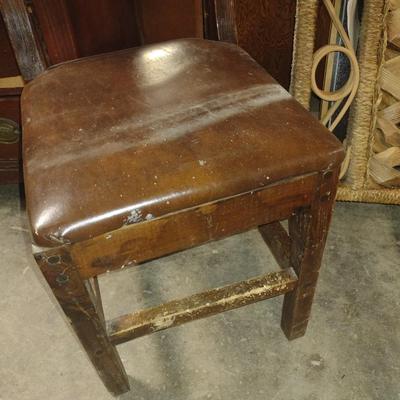 Vintage Solid Wood Frame Chair