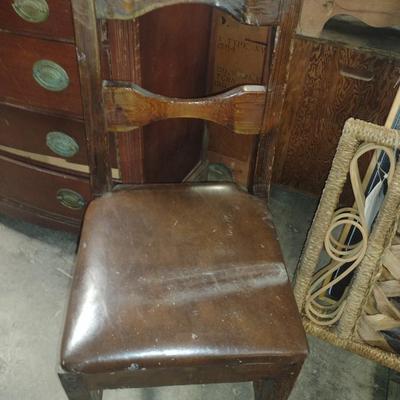 Vintage Solid Wood Frame Chair