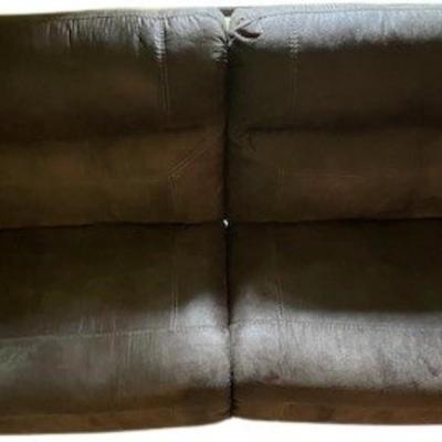 Electric Reclining Microfiber Sofa