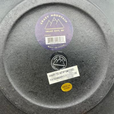 Snowman decorative plate