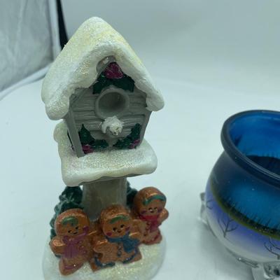 Snowman decorative plate