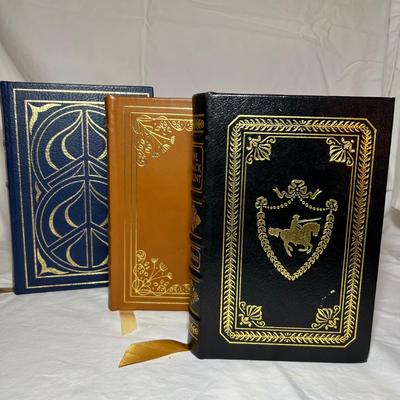 Signed First Edition Scott Turow & Other Leather-Bound Books (P-RG)