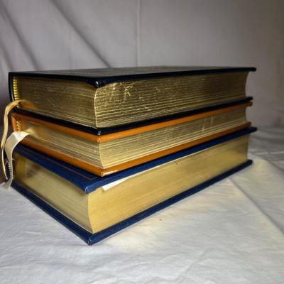 Signed First Edition Scott Turow & Other Leather-Bound Books (P-RG)