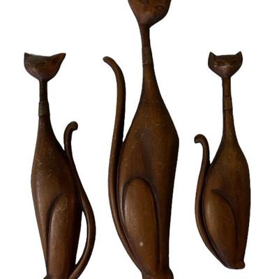 Mid-Century Sexton Siamese Cats Set
