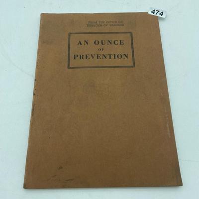 An ounce of Prevention