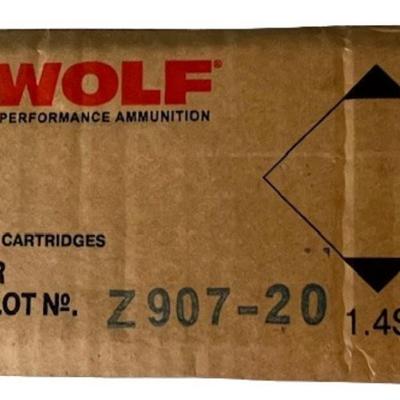 Wolf 9mm Luger Ammunition (NO SHIPPING)
