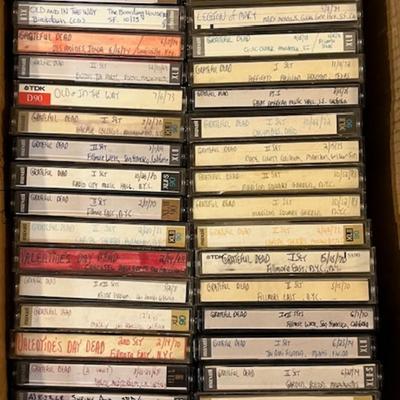 Grateful Dead Concert Cassette Tapes