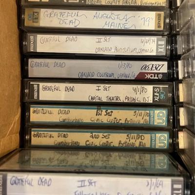 Grateful Dead Concert Cassette Tapes