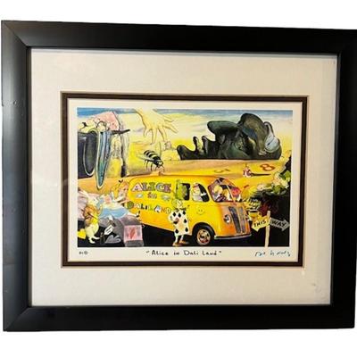 Signed Nelson De La Nuez Framed Print