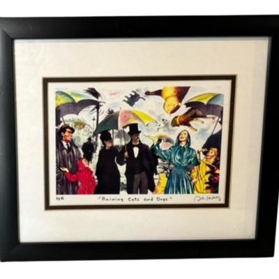 Signed Nelson De La Nuez Framed Print