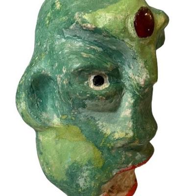Folk Art Grotesque Bottle