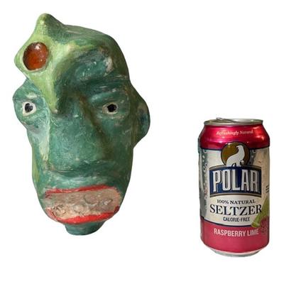 Folk Art Grotesque Bottle
