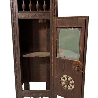 Believed to be Salesman Sample of Chimney Cupboard