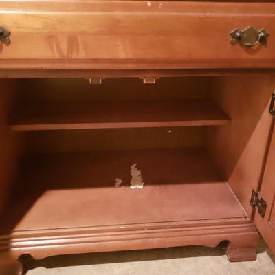 Two Piece Pleasant Valley Hardrock Maple Hutch by Cherokee (BS-KD)