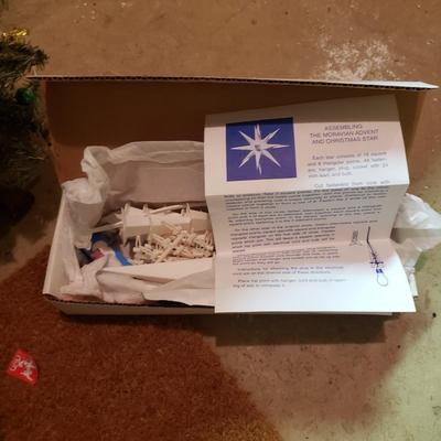Christmas Tree NIB, Wreath, Lights and Gnomes (BS-KD)