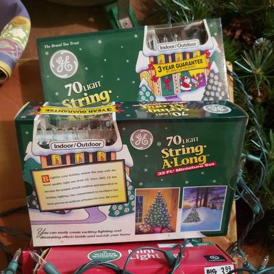 Christmas Tree NIB, Wreath, Lights and Gnomes (BS-KD)