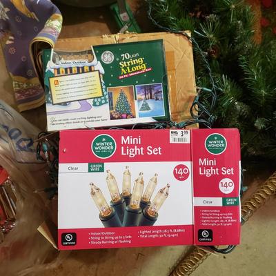 Christmas Tree NIB, Wreath, Lights and Gnomes (BS-KD)