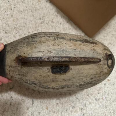 Antique Susquehanna Flats Canvasback Duck Decoy (PC-BBL)