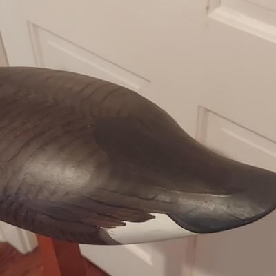 Wooden Canada Goose Decoy on Stand (PC-BBL)