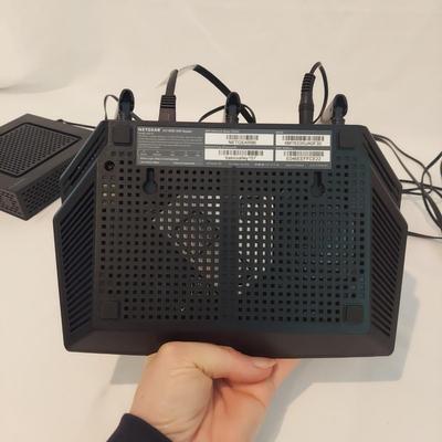 Netgear Router and Motorola Modem (PC-BBL)