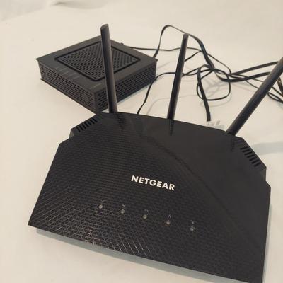 Netgear Router and Motorola Modem (PC-BBL)